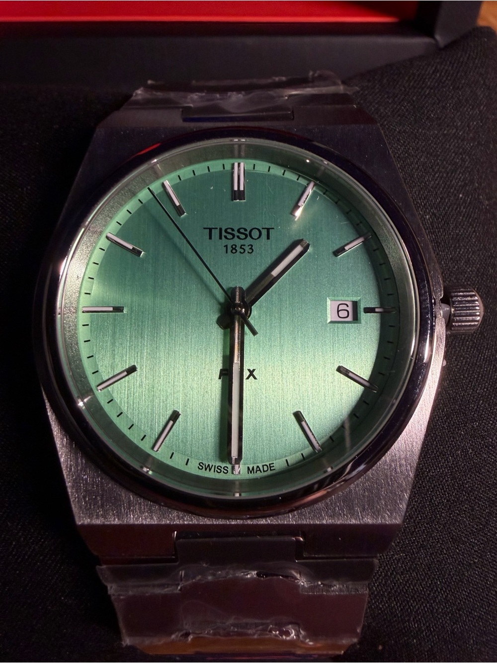 Men's Tissot PRX Quartz 40mm Light Green Dial Stainless Watch T137.410.11.091.01